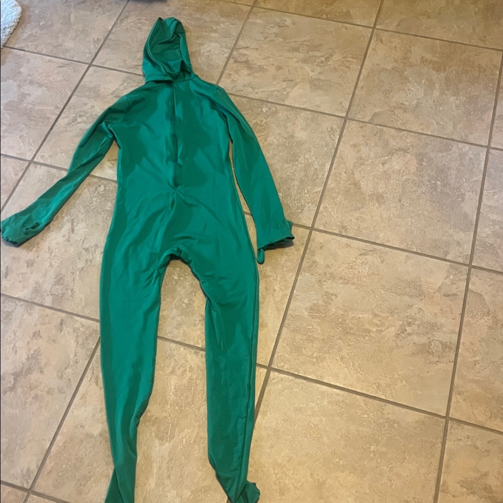 Green man Full-Body Hooded Suit